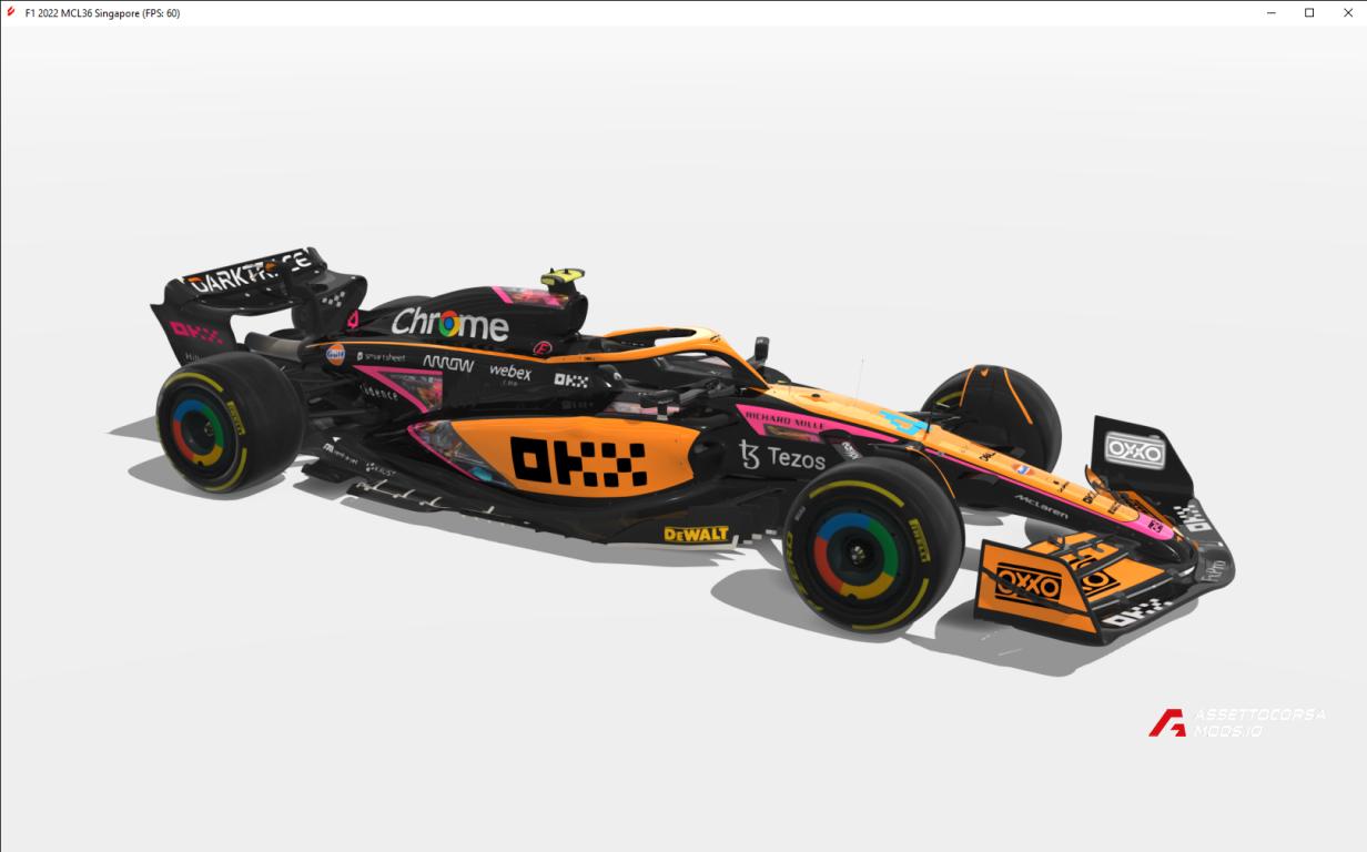 Mclaren MCL36 Singapore