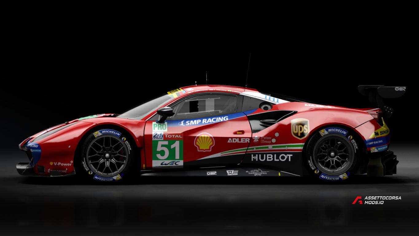 2018 Ferrari 488 GTE Evo Le Mans Spec [Michelotto]