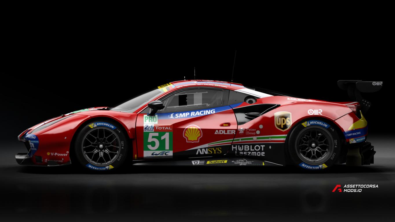 2018 Ferrari 488 GTE Evo Le Mans Spec [Michelotto]