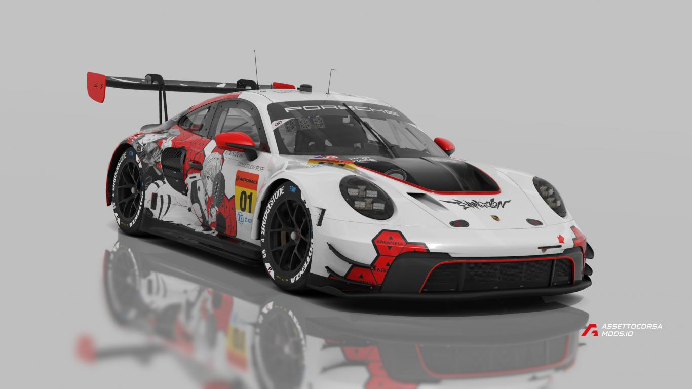 Evangelion Racing Itasha Super GT fictional