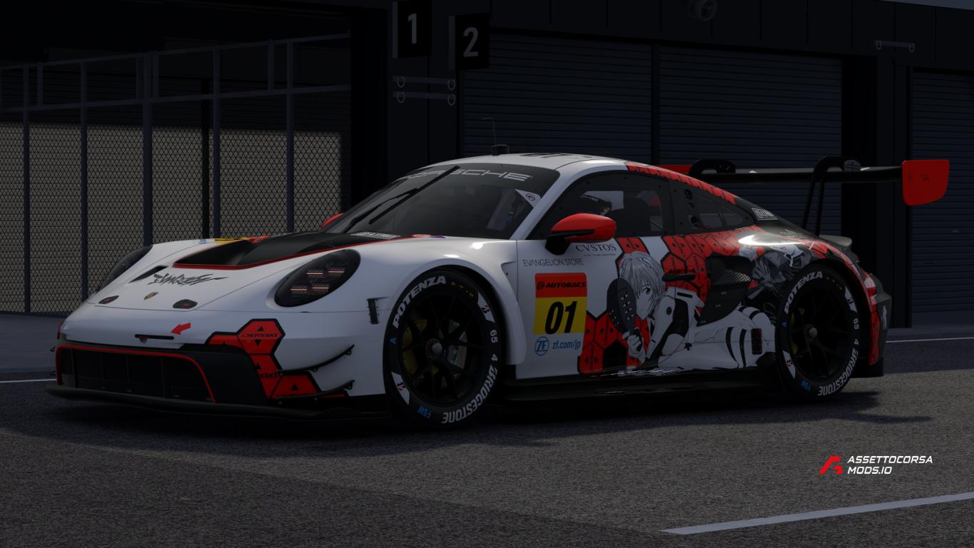 Evangelion Racing Itasha Super GT fictional