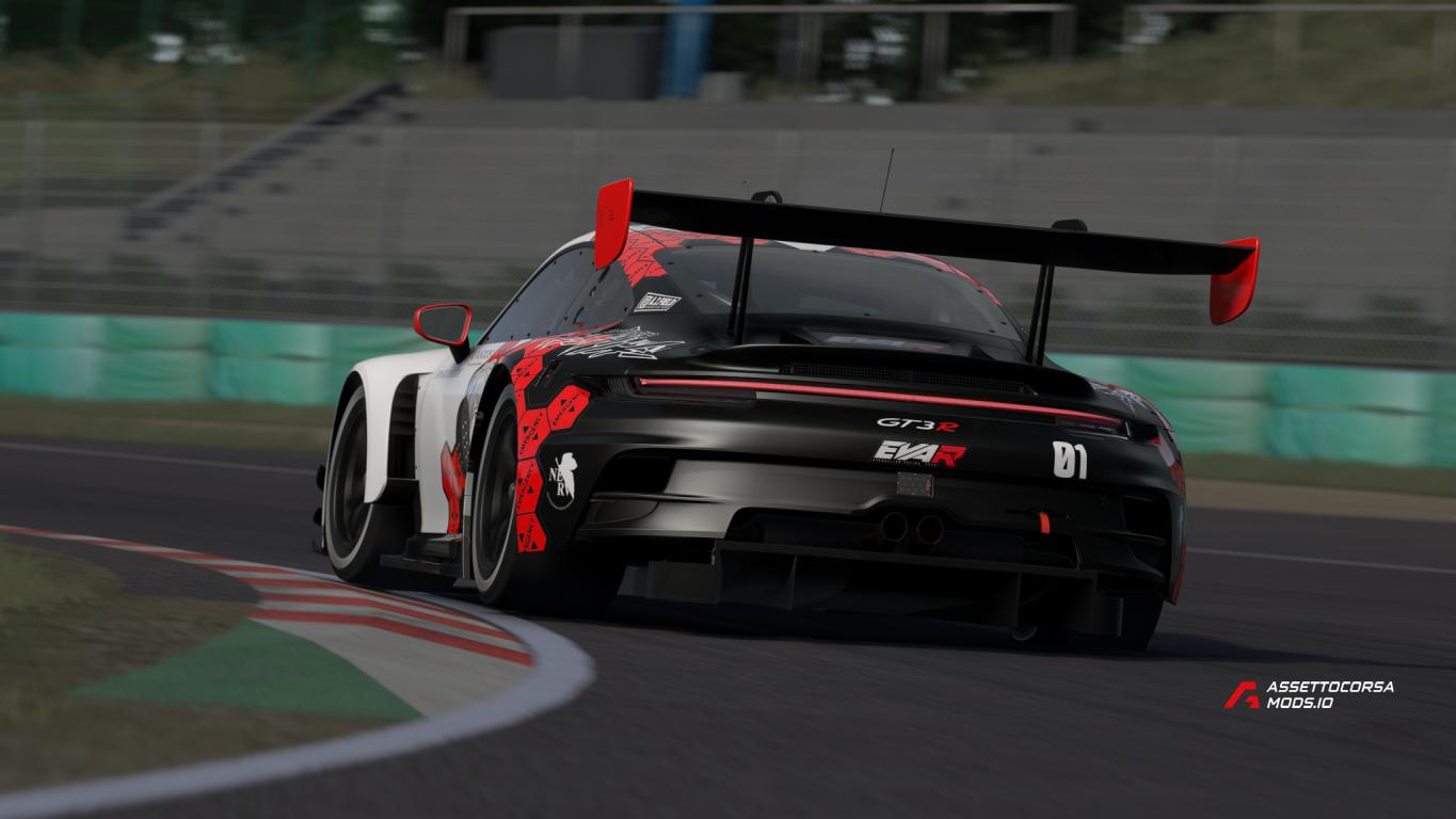 Evangelion Racing Itasha Super GT fictional