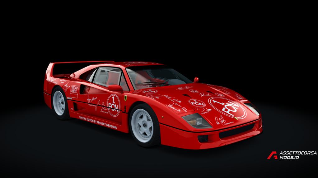 Ferrari F40 - Burago 3032 "FCN" Limited Edition