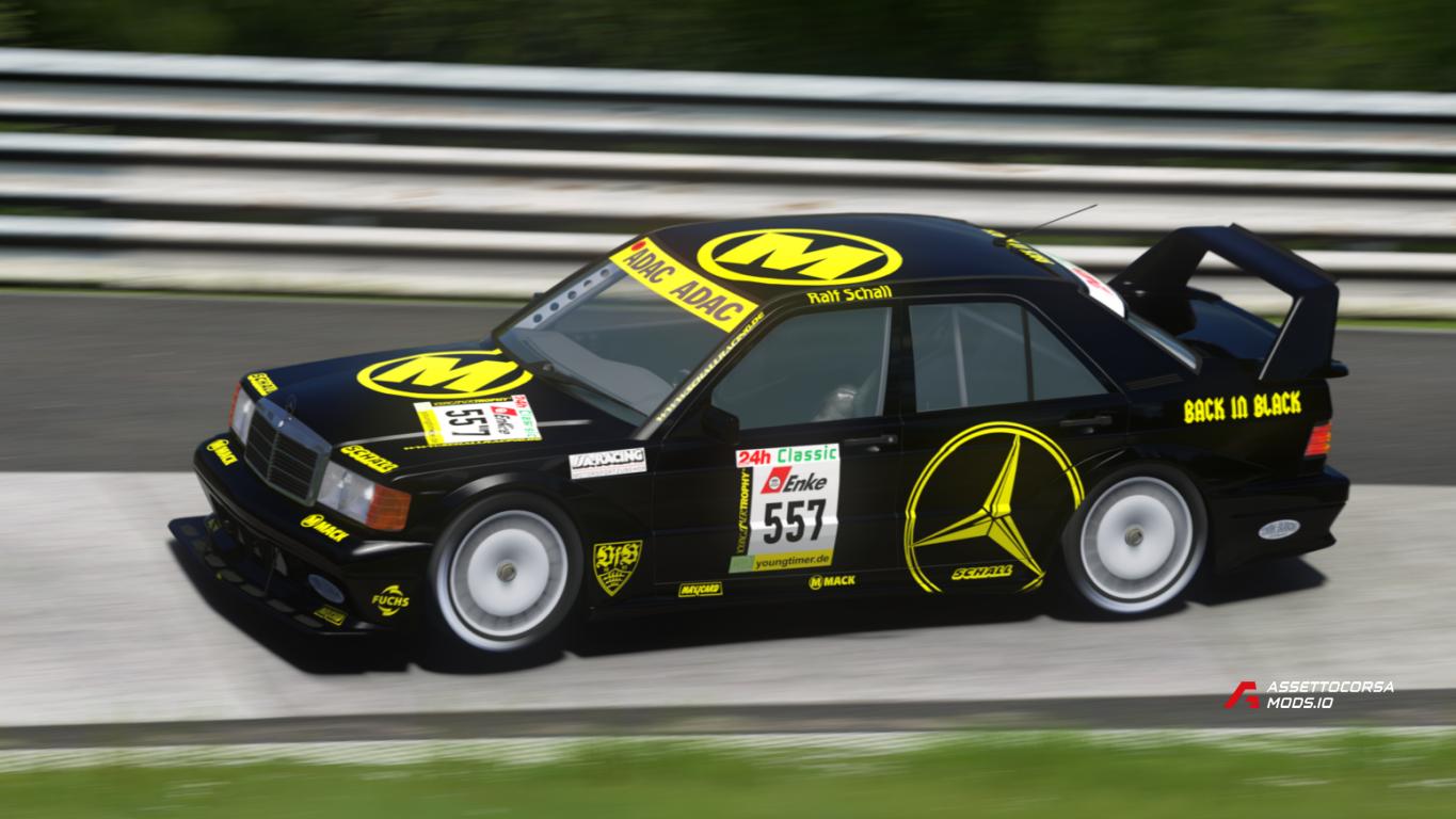Schall Racing Mercedes-Benz 190E EVO II 24h Classic 2024 Nürburgring