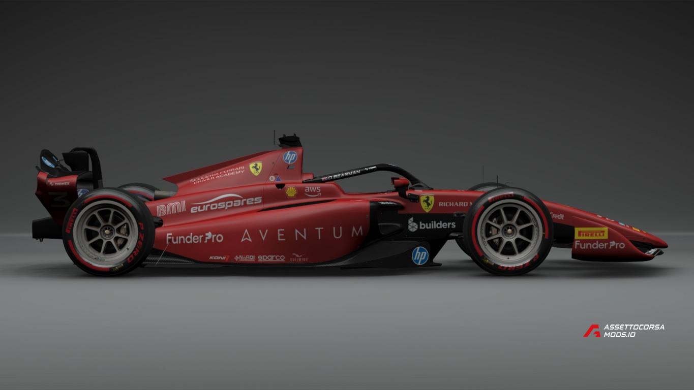 VRC Formula Beta 2024 Ferrari Bearman Livery