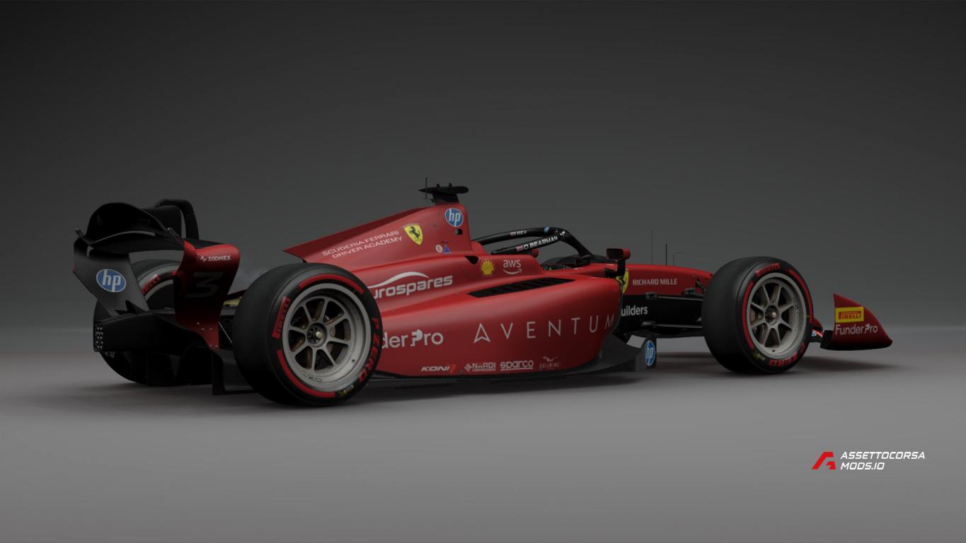 VRC Formula Beta 2024 Ferrari Bearman Livery