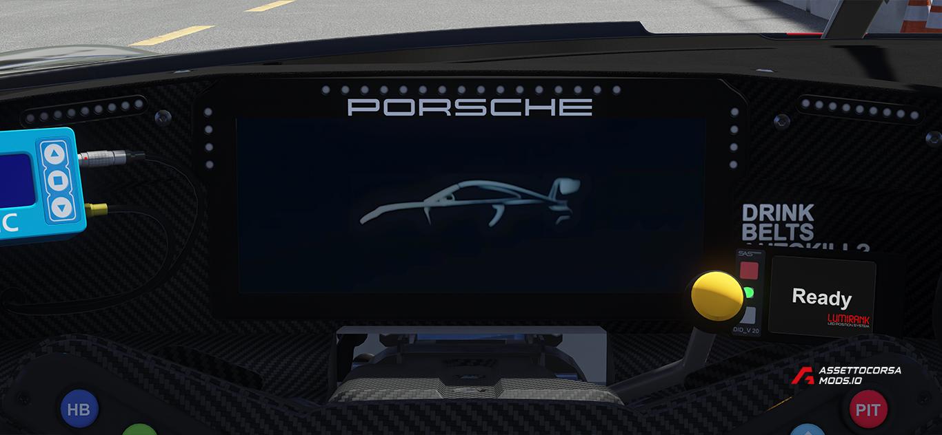 Real Digital Display Logos for RSS & URD Porsche GT3