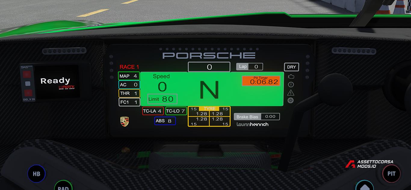 Real Digital Display Logos for RSS & URD Porsche GT3