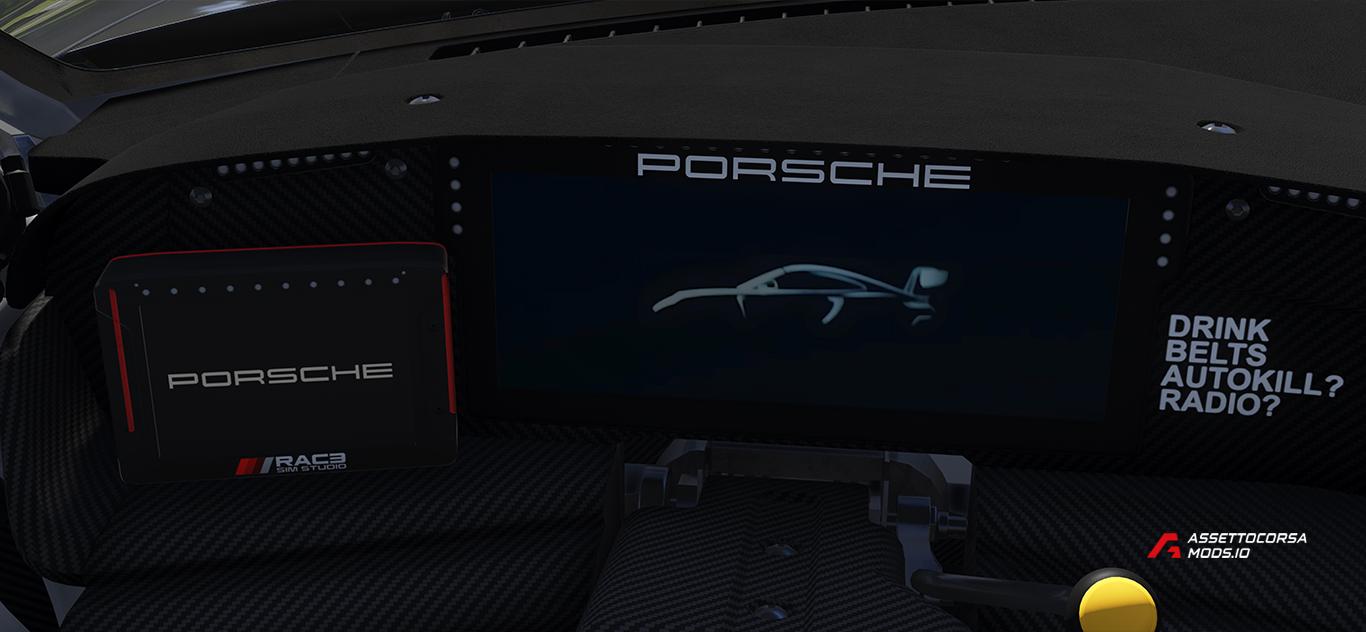 Real Digital Display Logos for RSS & URD Porsche GT3