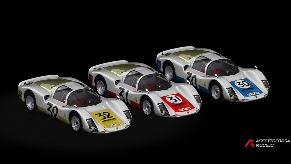Porsche 906 'longtail' 1966 Le mans Skinpack