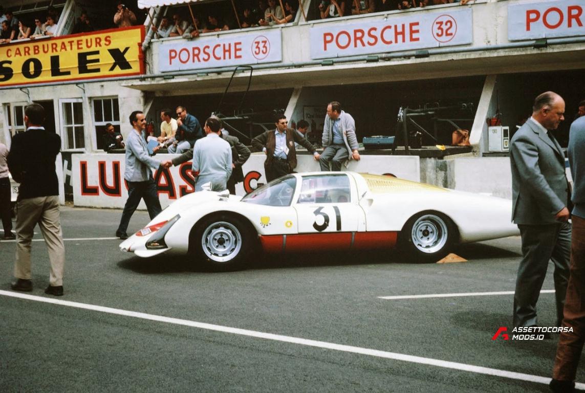 Porsche 906 'longtail' 1966 Le mans Skinpack