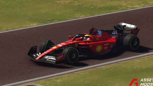 Hamilton livery test SF-23