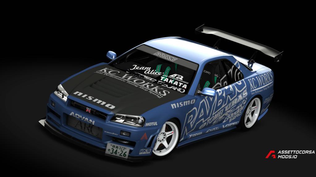 Nissan Skyline GT-R R34 V-SPEC Performance drft tune eyzgt