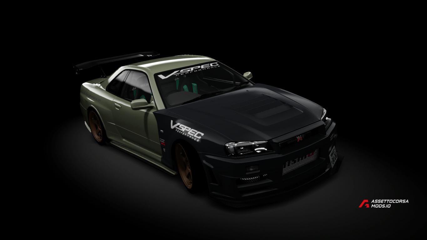 Nissan Skyline GT-R R34 V-SPEC Performance drft tune eyzgt