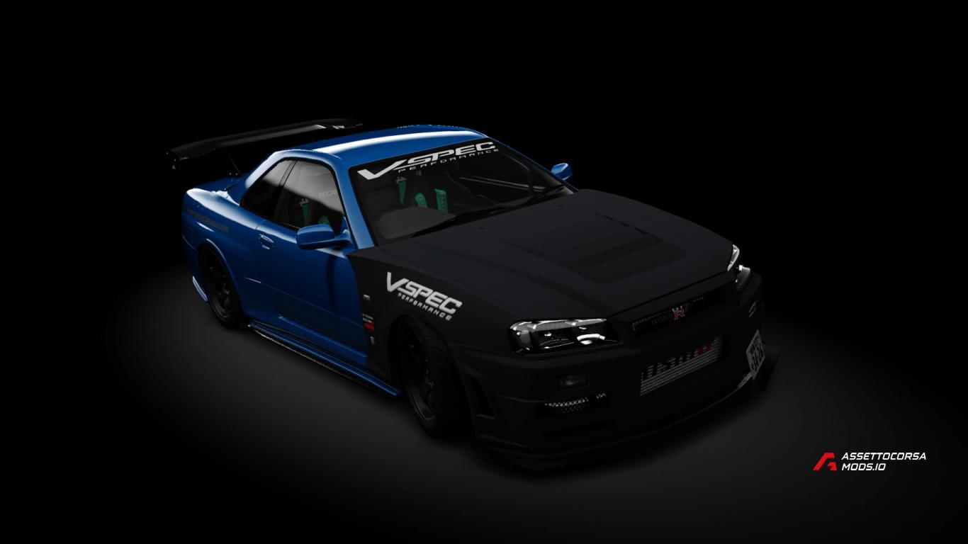 Nissan Skyline GT-R R34 V-SPEC Performance drft tune eyzgt