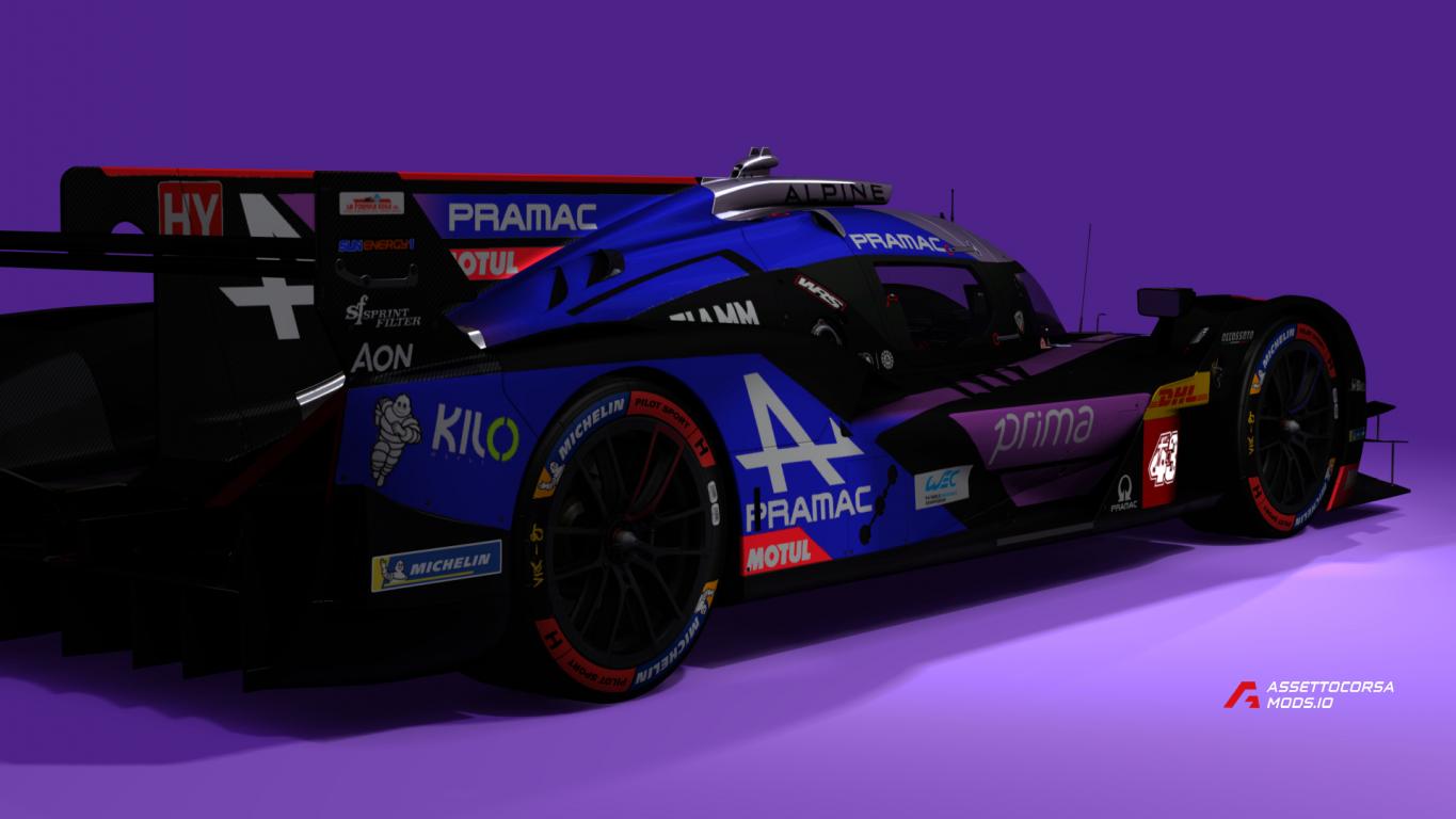 Prima Pramac Alpine Endurance Team - 2024 WEC #43-#88 (Fictional)