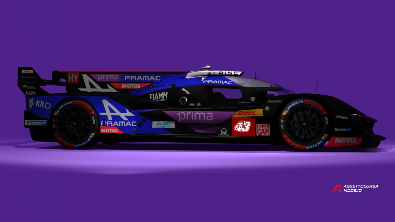 Prima Pramac Alpine Endurance Team - 2024 WEC #43-#88 (Fictional)