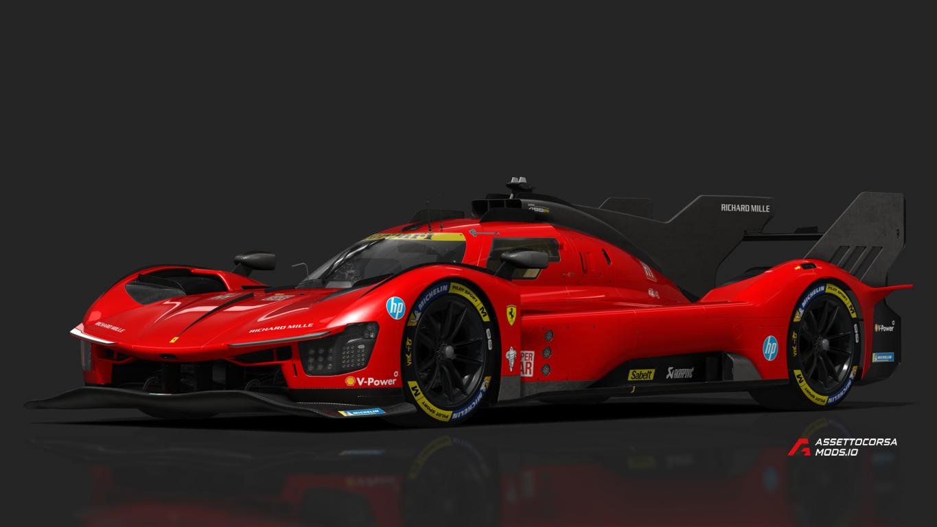 Ferrari 499P test livery