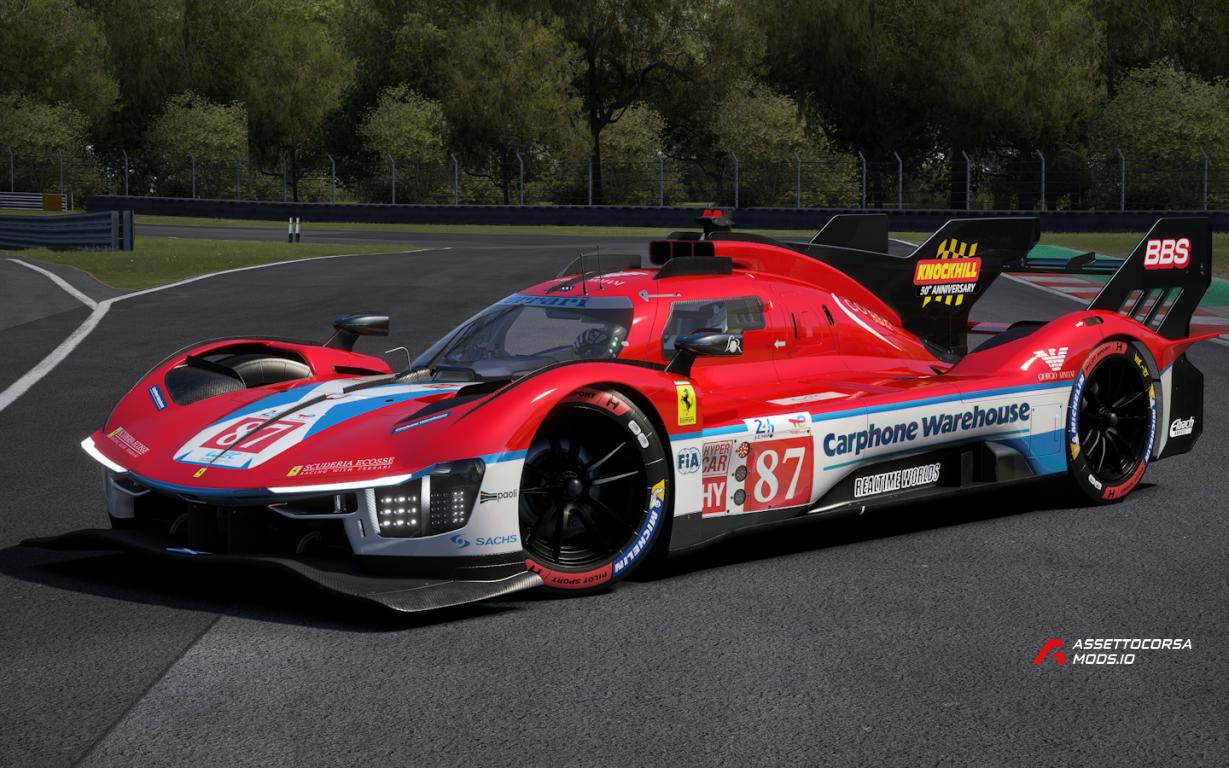 Scuderia Ecosse fictional adaptation for Ferrari 499P by VRC