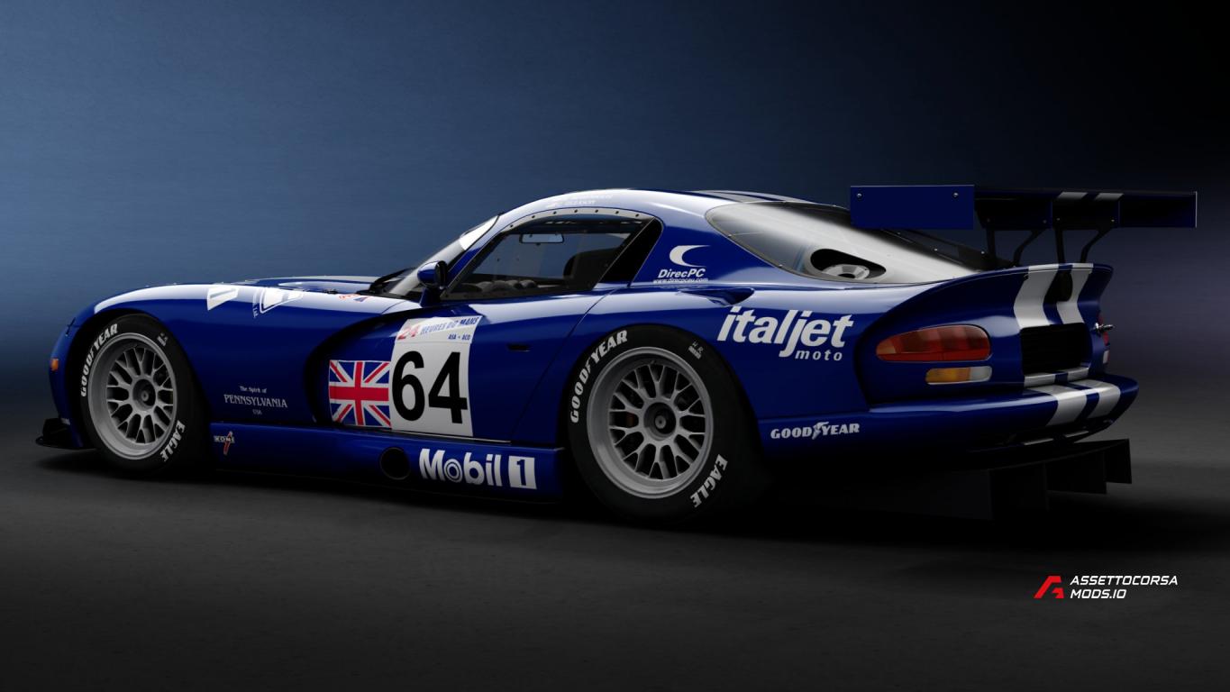 1997 Le Mans | Chrysler Viper GTS-R | Chamberlain Engineering #64 | RSS | 4k