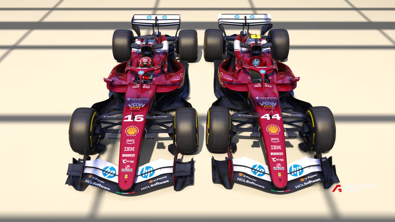 Ferrari SF-25 — RSS Formula Hybrid X 2026 & V12-R [Adaptation]