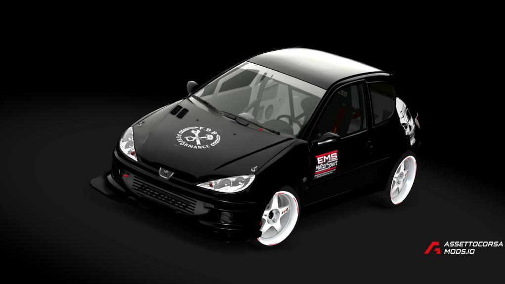 Peugeot 206 Rc_swap_V6_turbo