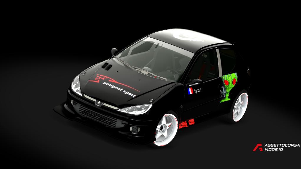 Peugeot 206 Rc_swap_V6_turbo