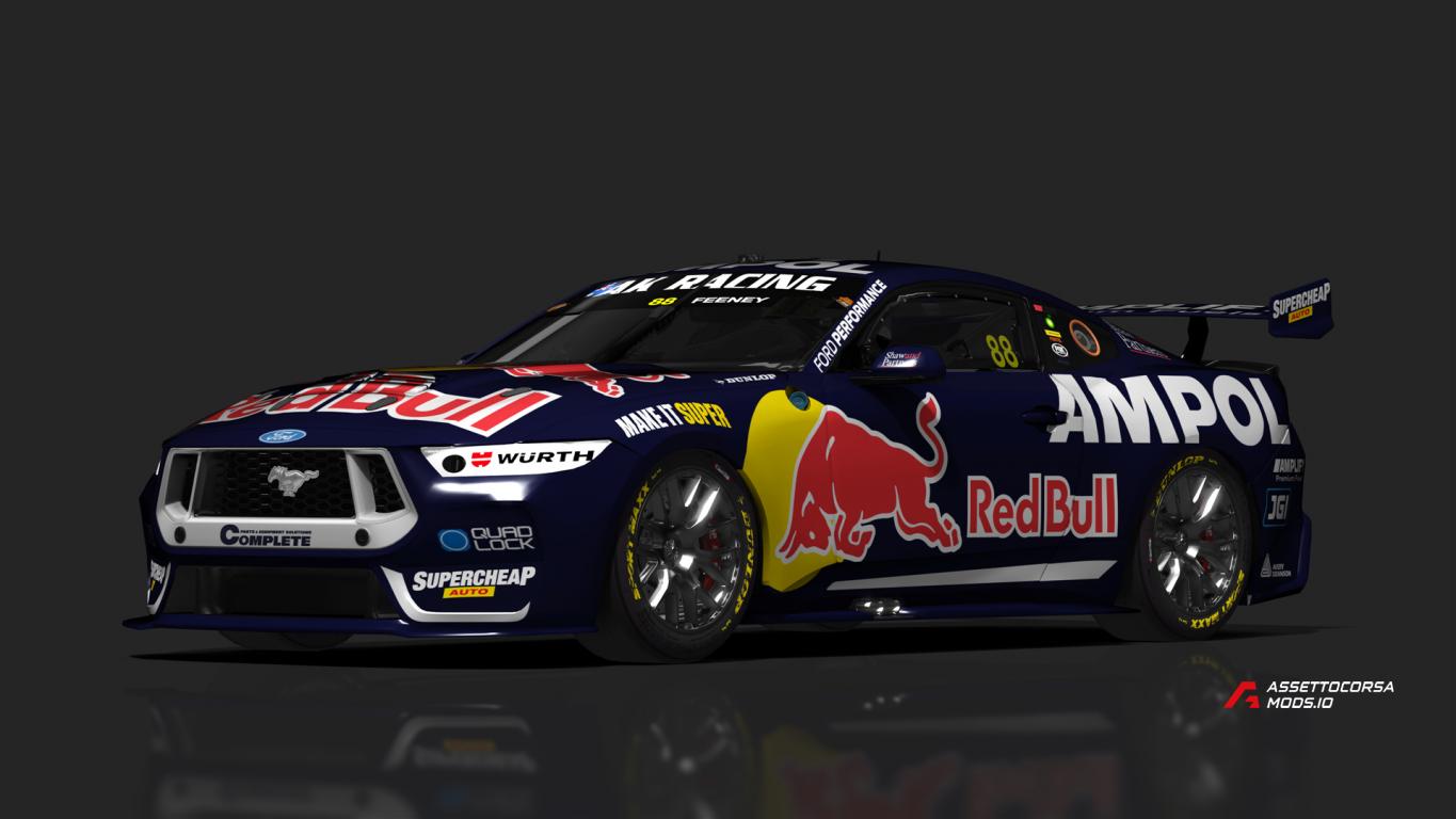 AKR Gen 3 Mustang | 2026 Red Bull AMPOL Racing + White Bull