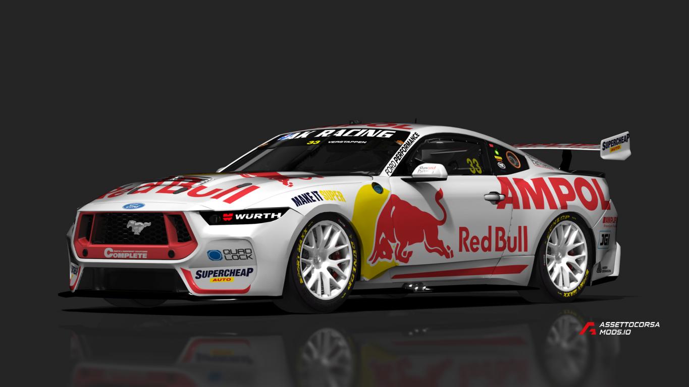AKR Gen 3 Mustang | 2026 Red Bull AMPOL Racing + White Bull