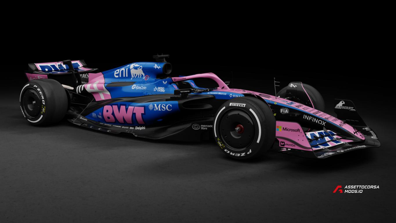 RSS Formula Hybrid 2024 Alpine A525 Livery