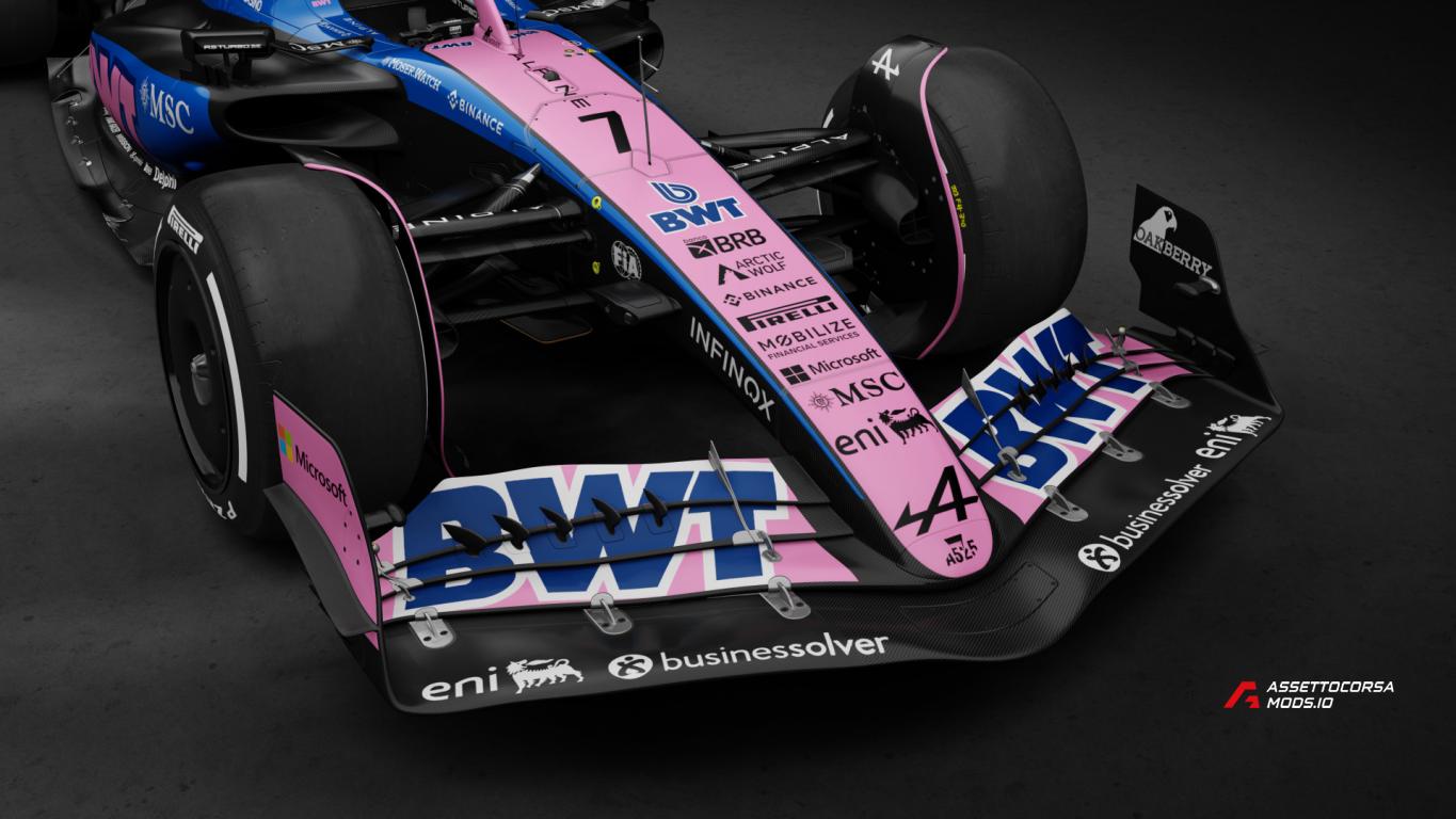RSS Formula Hybrid 2024 Alpine A525 Livery