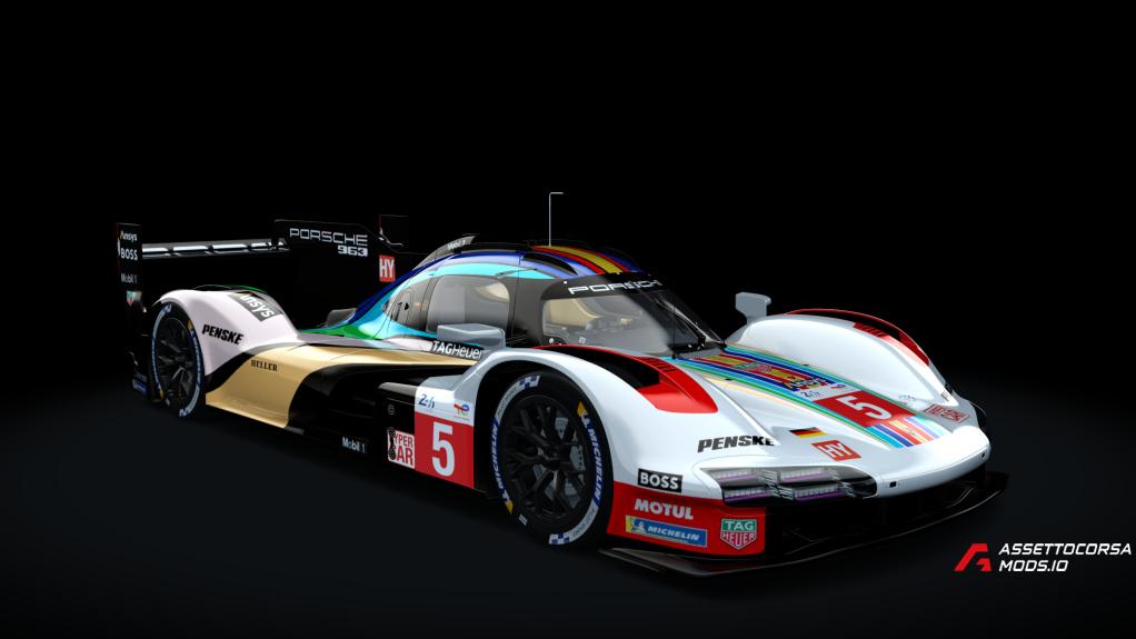 Porsche Penske LeMans #5 and #6
