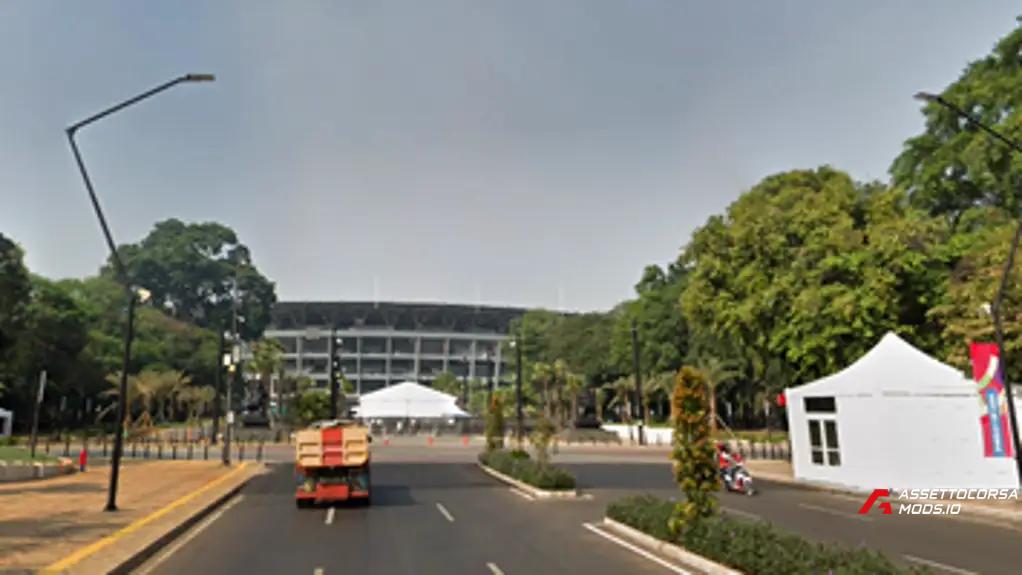 Gelora Bung Karno Inner, Senayan Street Race