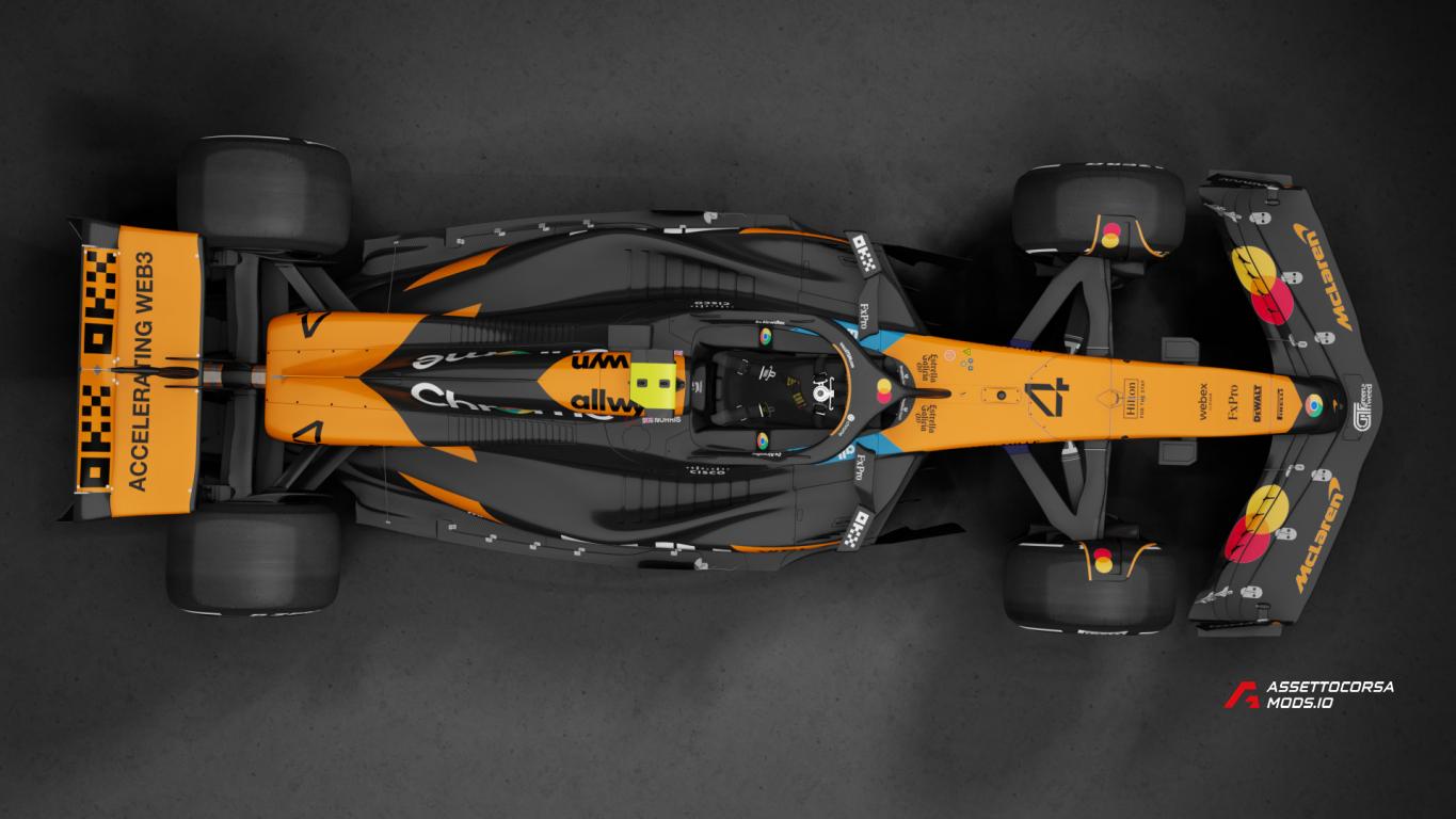 RSS Formula Hybrid 2024 McLaren MCL39 Livery