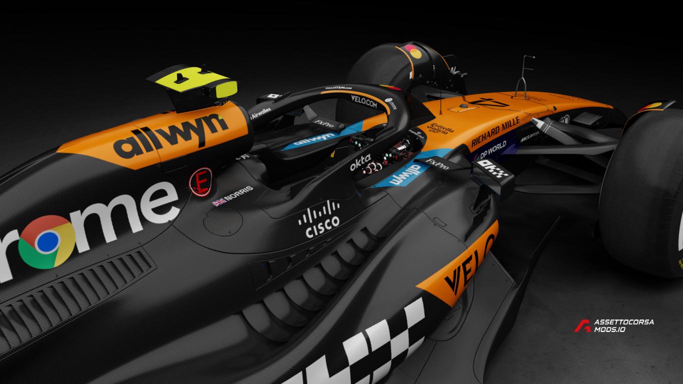 RSS Formula Hybrid 2024 McLaren MCL39 Livery