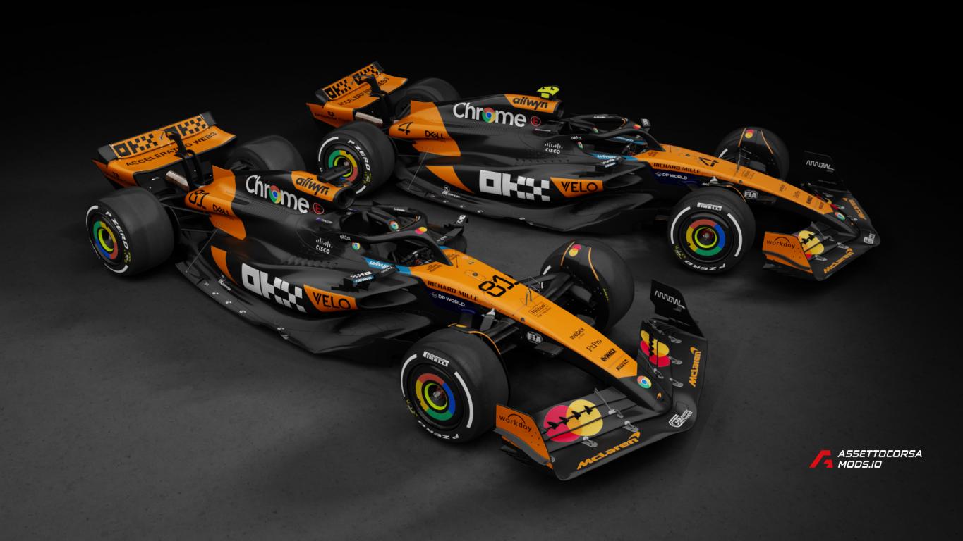 RSS Formula Hybrid 2024 McLaren MCL39 Livery