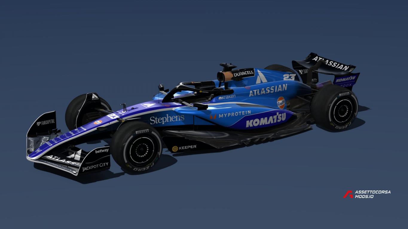 Atlassian Williams 2025 Concept | VRC Formula Alpha 2024