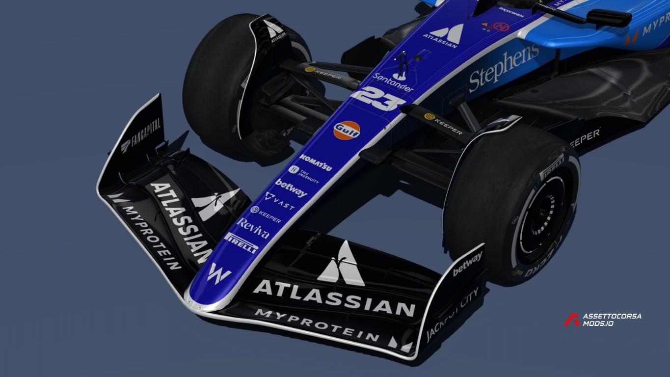 Atlassian Williams 2025 Concept | VRC Formula Alpha 2024