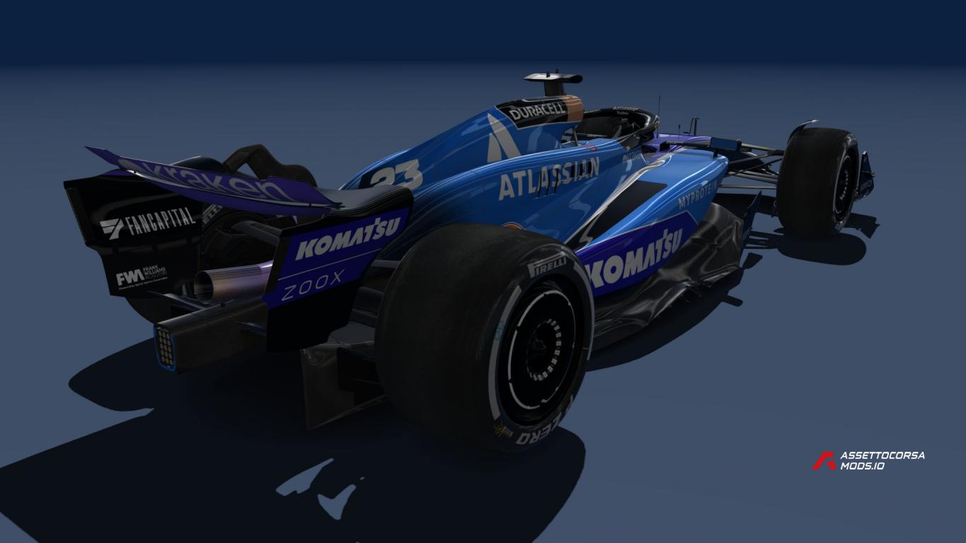 Atlassian Williams 2025 Concept | VRC Formula Alpha 2024