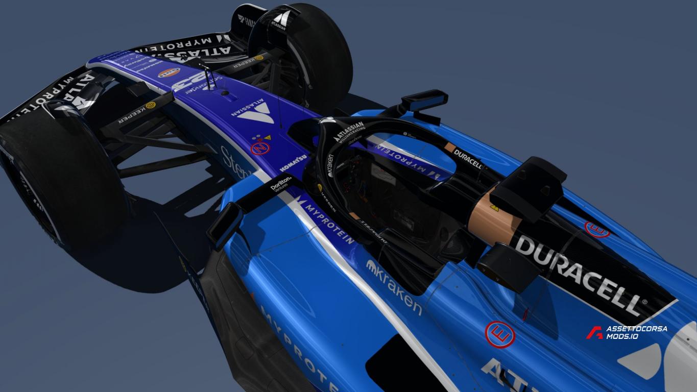 Atlassian Williams 2025 Concept | VRC Formula Alpha 2024