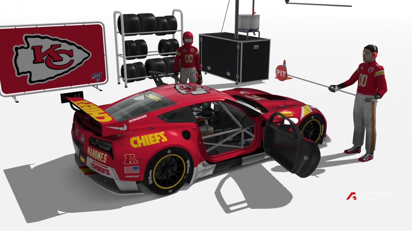 2020 SuperBowl 54 Corvette C7R skinpack [4K + HD]