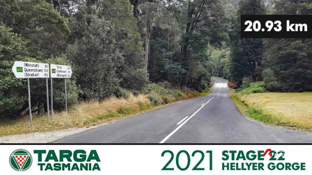 Targa Tas '21 Leg 4 - TS22 Hellyer Gorge 2