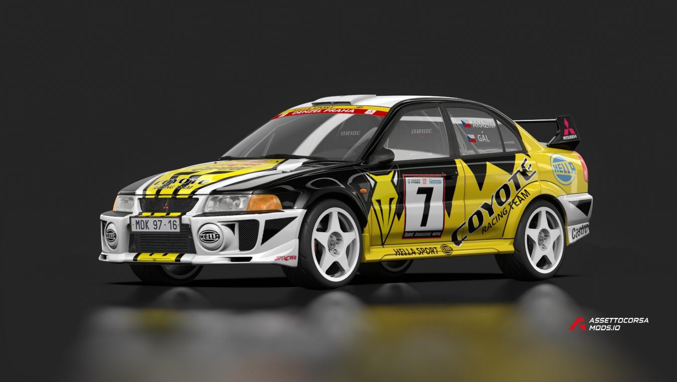 Mitsubishi Lancer Evolution V GSR Rally Team Coyote