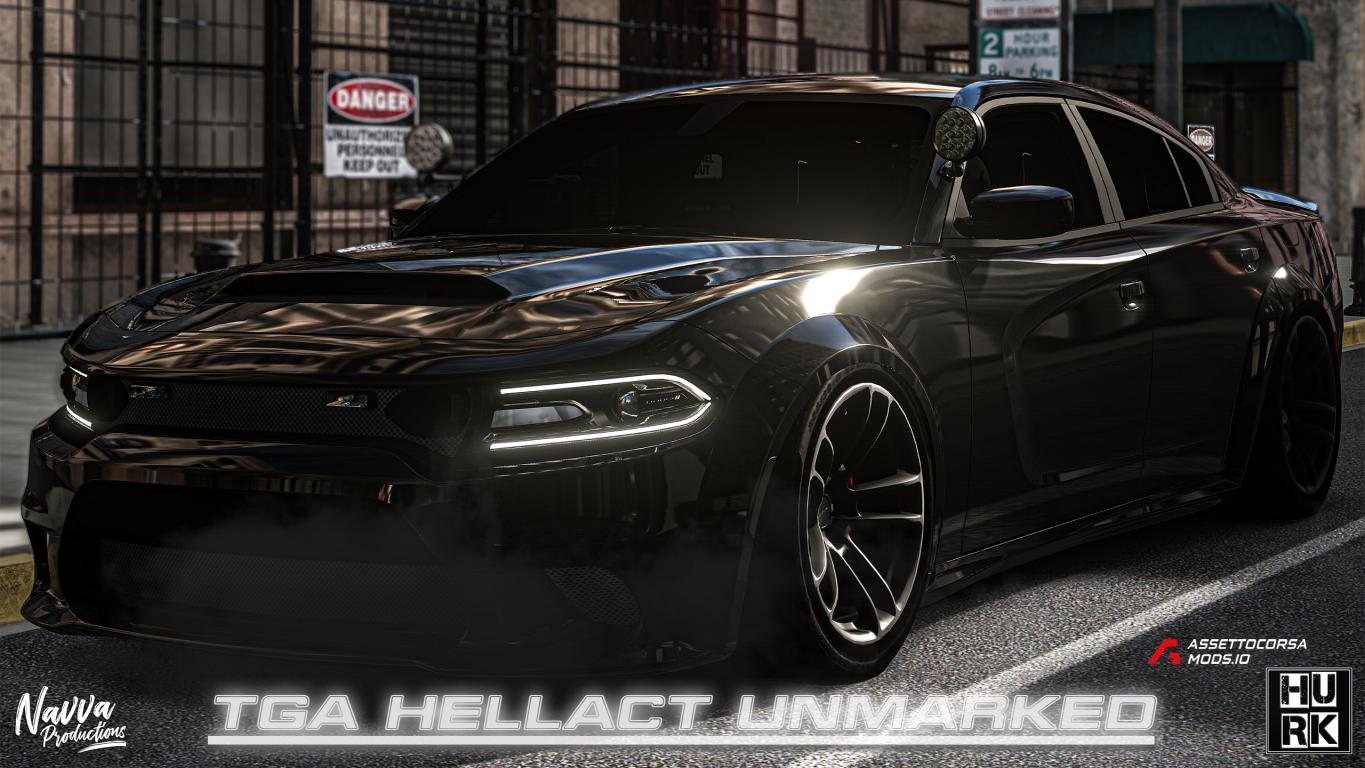 Dodge Charger Widebody Hellcat - Unmarked Highway | TGA x NAVVA