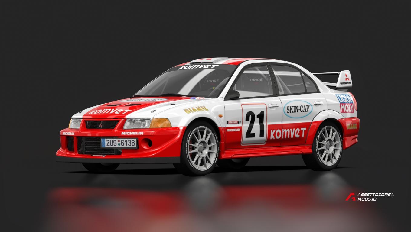 Mitsubishi Lancer Evolution VI Komvet Rally