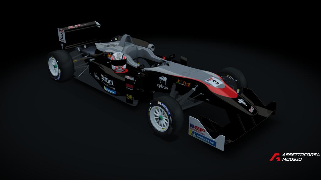 2018 Euroformula Open skins for RSR Formula 3