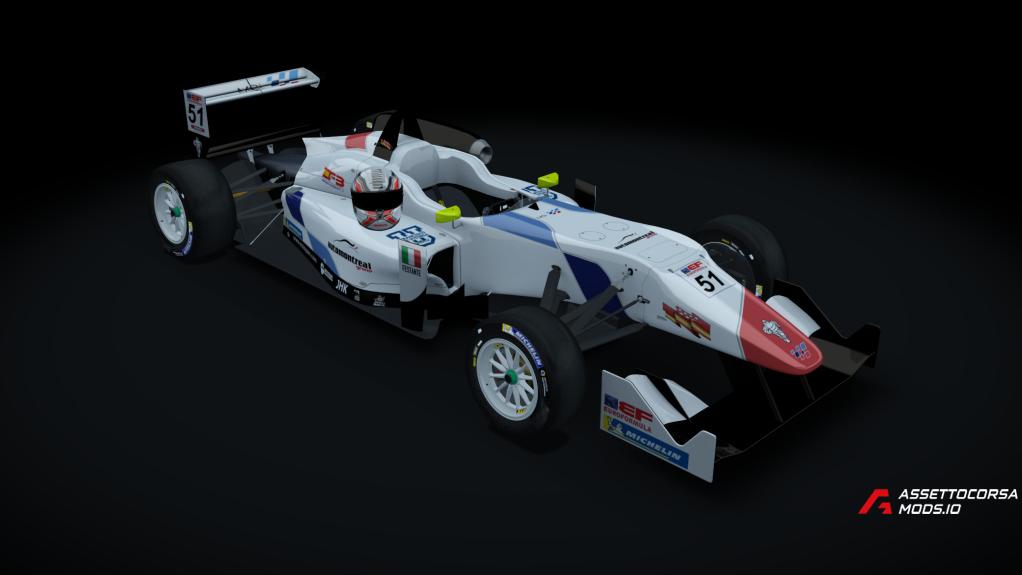 2018 Euroformula Open skins for RSR Formula 3