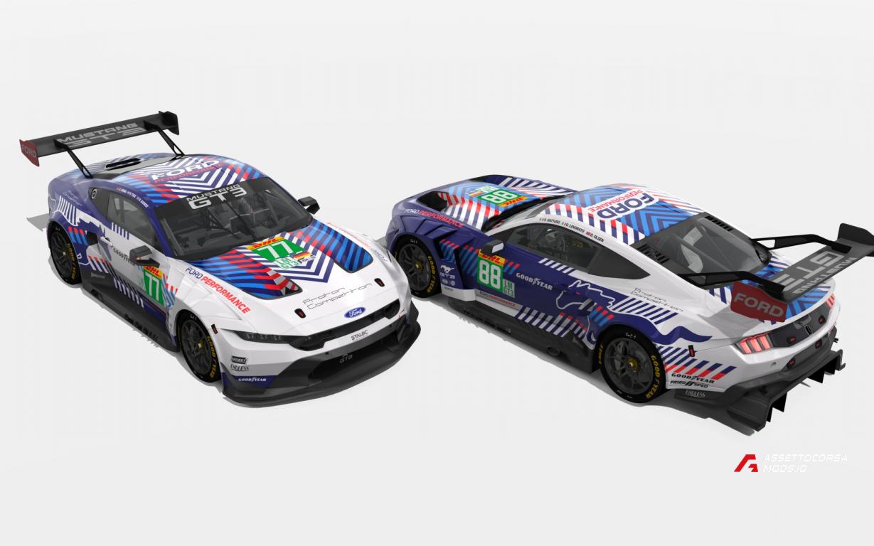 2025 WEC Proton Competition Mustang GT3 #77 #88