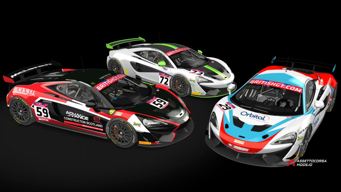 Skinpack McLaren 570s GT4