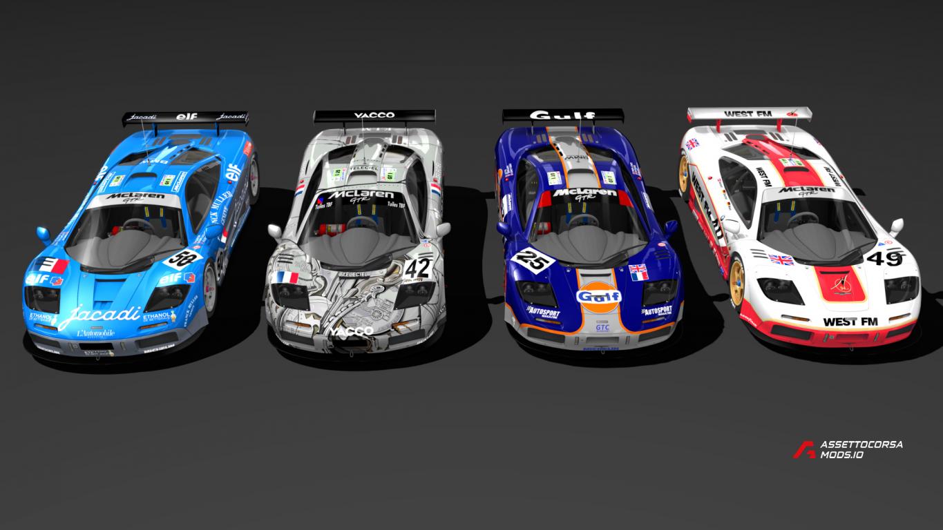 "Cesar" update McLaren F1 GTR Skinpack